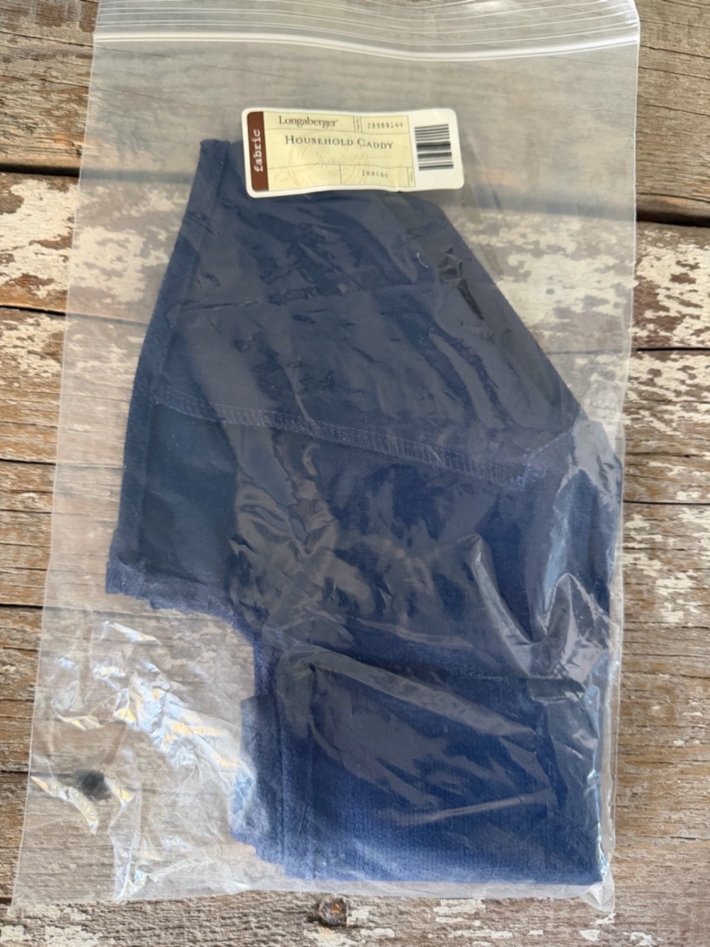 Longaberger Household Caddy Basket Liner in Indigo